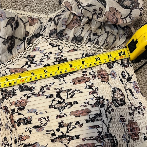 Free People Brunch Date Long Sleeve Floral Bodysuit| Size XS| NWT - Picture 6 of 7